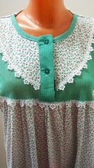 Ночная рубашка для женщин Sentina, зелёная цена и информация | Женские пижамы, ночнушки | pigu.lt