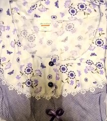 Хлопковые ночные сорочки с цветами P925-RO-48/50 цена и информация | Женские пижамы, ночнушки | pigu.lt