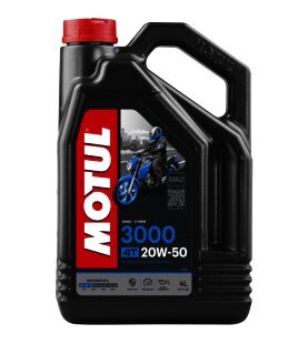 Alyva MOTUL 3000 4T 20W50 4ltr (107319) цена и информация | Moto alyvos | pigu.lt