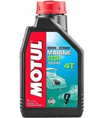 Alyva MOTUL MARINE TECH 4T 25W-40 1ltr (107757) kaina ir informacija | Motul Moto prekės | pigu.lt