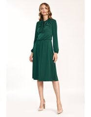 Зеленое платье со шрифтом - S186 цена и информация | Платья | pigu.lt