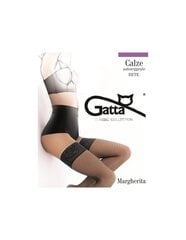 Prilipinamos kojinės moterims Gatta Margherita, juodos цена и информация | Чулки Fifty Shades of Grey Captivate | pigu.lt