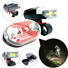 Набор фонарей для велосипедов KK53W цена и информация | Велосипедные фонари, отражатели | pigu.lt