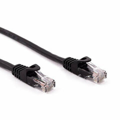 Жесткий сетевой кабель UTP кат. 6 Nilox   Чёрный 5 m цена и информация | Кабели и провода | pigu.lt