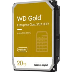 Жесткий диск Western Digital Gold 3.5" 20000 GB Serial ATA III цена и информация | Внутренние жёсткие диски (HDD, SSD, Hybrid) | pigu.lt