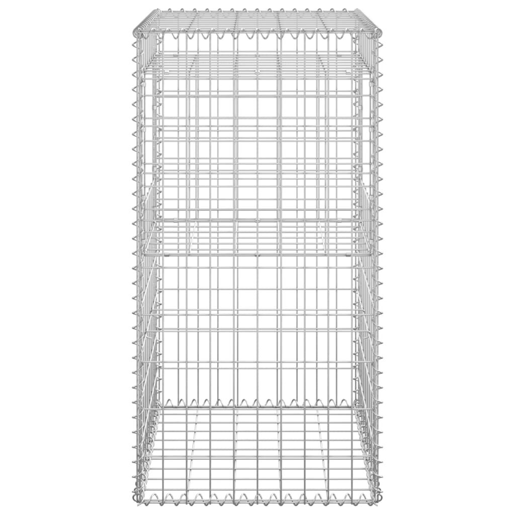 Gabiono krepšio kolona, 50x50x100cm, geležis kaina ir informacija | Tvoros ir jų priedai | pigu.lt