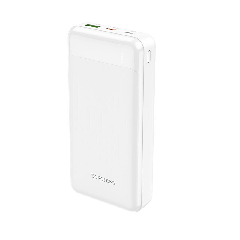 Išorinė baterija Power Bank Borofone BJ19A Type-C PD 20W+Quick Charge 3.0 20000mAh balta цена и информация | Atsarginiai maitinimo šaltiniai (power bank) | pigu.lt