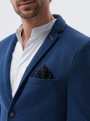 Elegantiškas vyriškas švarkas Ombre M80 mėlyna kaina ir informacija | Vyriški švarkai | pigu.lt