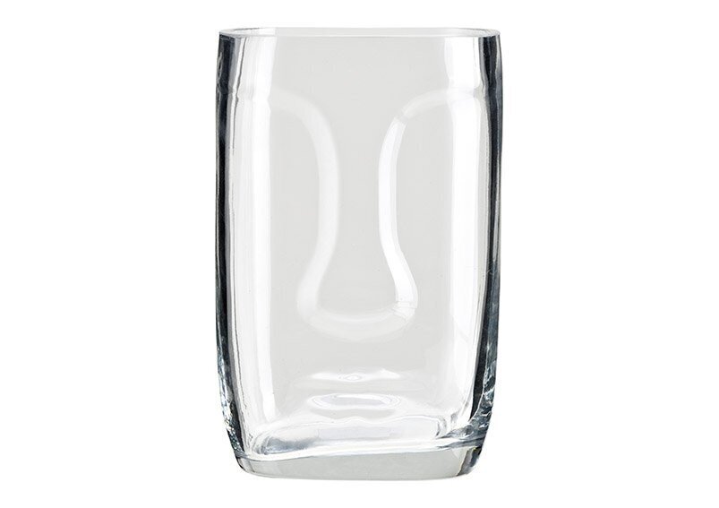 Skaidraus stiklo vaza Marko 25cm kaina ir informacija | Vazos | pigu.lt