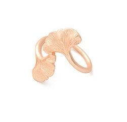 Rausvo aukso spalvos servetėlės žiedas Gingko Rose Gold kaina ir informacija | Staltiesės, servetėlės | pigu.lt