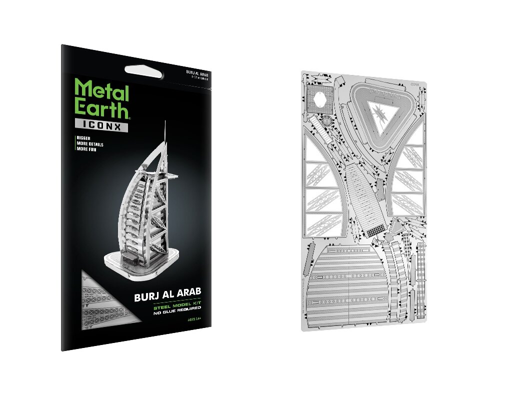 Metalinis 3D konstruktorius Burdž al Arabas Iconx serija kaina ir informacija | Dėlionės (puzzle) | pigu.lt