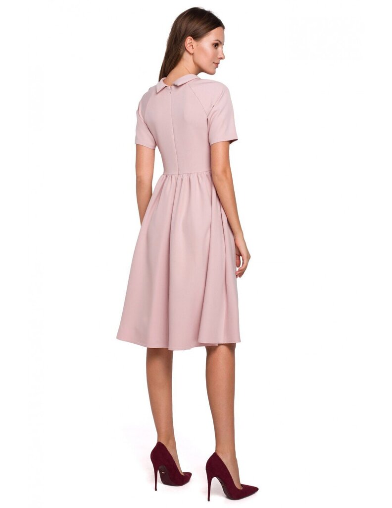 Suknelė moterims Makover K028, rožinė цена и информация | Suknelės | pigu.lt