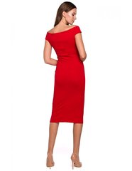 Suknelė moterims Makover K001, raudona kaina ir informacija | Suknelės | pigu.lt