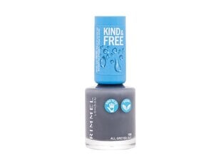 Лак для ногтей Rimmel Vernis a Ongles Kind & Free 158 all Greyed Out, 8 мл цена и информация | Лаки, укрепители для ногтей | pigu.lt