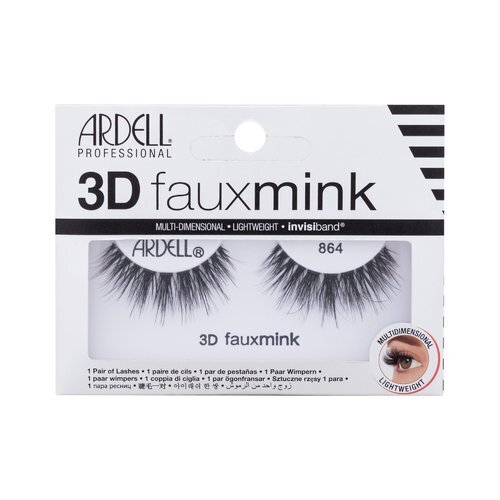 Priklijuojamos blakstienos Ardell 3D Faux Mink 864 False Eyelashes kaina ir informacija | Priklijuojamos blakstienos, blakstienų rietikliai | pigu.lt