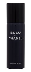 Chanel Bleu de Chanel Спрей-дезодорант для мужчин 150 мл цена и информация | Мужская парфюмированная косметика | pigu.lt