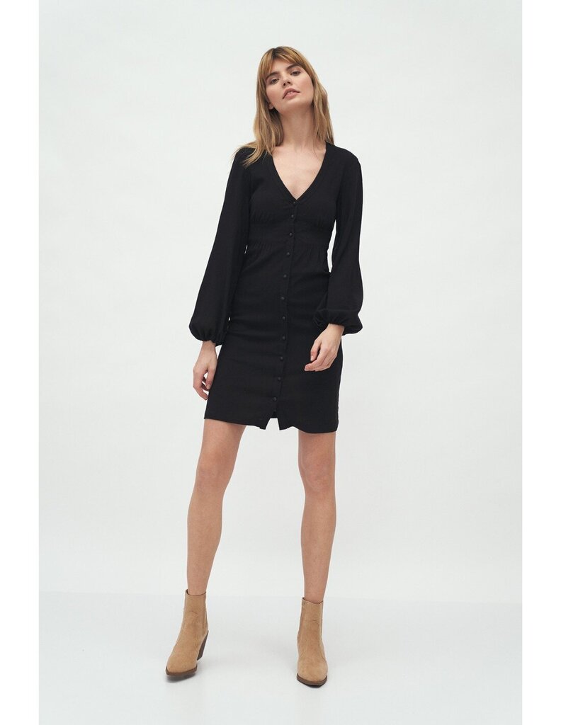 Suknelė moterims Nife S170, juoda kaina ir informacija | Suknelės | pigu.lt