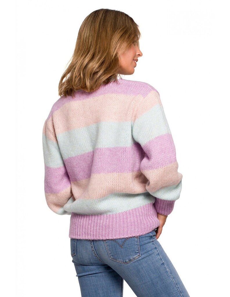 Megztinis moterims Be Knit BK071, violetinis kaina ir informacija | Megztiniai moterims | pigu.lt