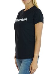 Футболка женская Calvin Klein Performance, черная цена и информация | Женские футболки | pigu.lt