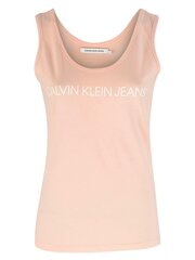 Marškinėliai moterims Calvin Klein Jeans, rožiniai цена и информация | Женские футболки | pigu.lt