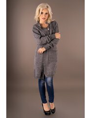 Elwiran Темно-серый свитер цена и информация | Свитера женские | pigu.lt