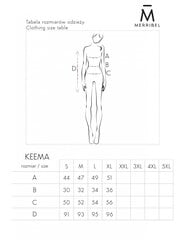 Suknelė moterims Keema Beige D06 kaina ir informacija | Suknelės | pigu.lt