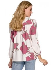 Блузка K099 с пышными рукавами, модель 2 цена и информация | Женские блузки, рубашки | pigu.lt
