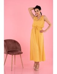 Suknelė moterims Anara Mustard D144 kaina ir informacija | Suknelės | pigu.lt