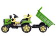 Vaikiškas elektrinis traktorius - žalias цена и информация | Elektromobiliai vaikams | pigu.lt
