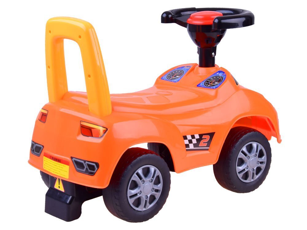 Paspiriama vaikiška mašinėlė - oranžinė kaina ir informacija | Žaislai kūdikiams | pigu.lt