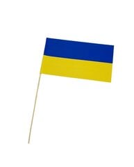 Popierinė veliavėlė „Ukraina“ цена и информация | Флаги и аксессуары к ним | pigu.lt