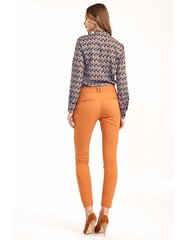 Женские зауженные брюки Nife SD62, оранжевые цена и информация | Женские брюки | pigu.lt