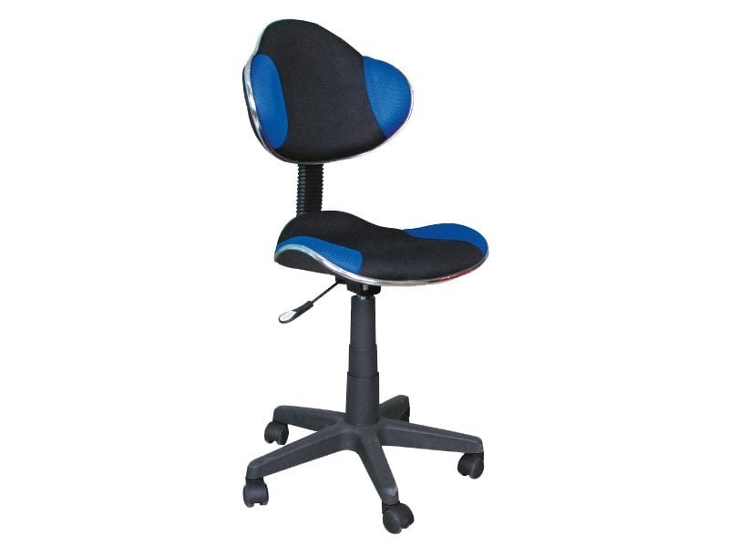 Vaikiška kėdė Signal Meble Signal Meble Q-G2, juoda/mėlyna цена и информация | Biuro kėdės | pigu.lt