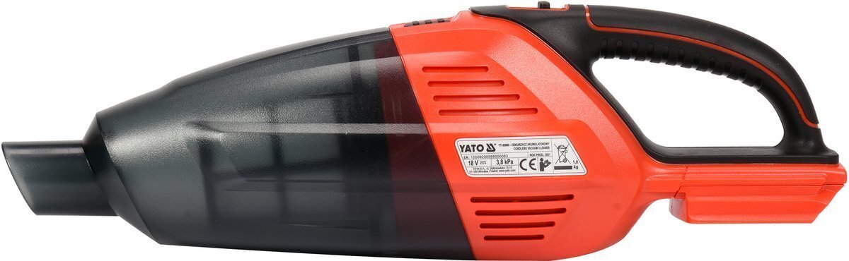 Siurblys akumuliatorinis 18V (be akumuliatoriaus) Yato YT-85680 kaina ir informacija | Automobilių 12V el. priedai | pigu.lt