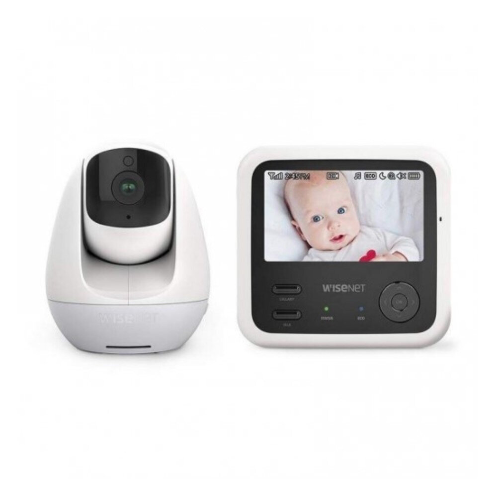 Kūdikių stebėjimo kamera Wisenet SEW 3049W 4,3" HD цена и информация | Mobilios auklės | pigu.lt