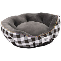 Gyvūnų lova Hearts & Homies Juoda Audinys Balta kaina ir informacija | Guoliai, pagalvėlės | pigu.lt