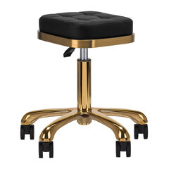 Профессиональное кресло мастера на колесиках M-1645, черного цвета цена и информация | Мебель для салонов красоты | pigu.lt