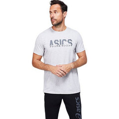 Marškinėliai vyrams Asics Katakana S6438507, pilki kaina ir informacija | Sportinė apranga vyrams | pigu.lt