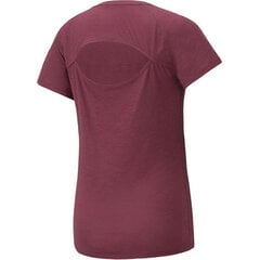Marškinėliai trumpomis rankovėmis moterims Puma Run 5K Logo S6438445, rožiniai kaina ir informacija | Sportinė apranga moterims | pigu.lt