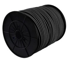 Рулон Ferrestock, чёрный, резина, 10 мм x 100 м цена и информация | Принадлежности для вязания крючком | pigu.lt