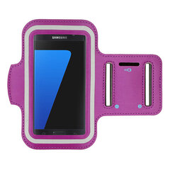 Чехол-браслет для iPhone 11 / 11 Pro / 12 / 12 Pro / 13 / 13 Pro / Samsung Galaxy S20 / S21, 5,5 дюйма, фиолетовый цена и информация | Чехлы для телефонов | pigu.lt