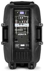 Vonyx SPJ-PA915 Портативная акустическая система ABS 15" 2 UHF/USB/MP3 цена и информация | Аудиоколонки | pigu.lt