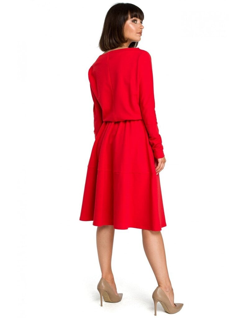 Suknelė moterims BE B087, raudona kaina ir informacija | Suknelės | pigu.lt