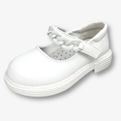 Обувь для девочек с цепочкой, белая цена и информация | Детские туфли | pigu.lt