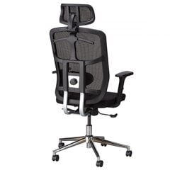 Biuro kėdė Techly, pasukama, reguliuojamas aukštis, ventiliuojama, juoda цена и информация | Офисные кресла | pigu.lt