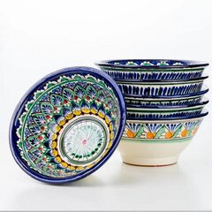 Леган для плова (узбекская тарелка) Риштан диаметр 38 см I L3 цена и информация | Посуда, тарелки, обеденные сервизы | pigu.lt