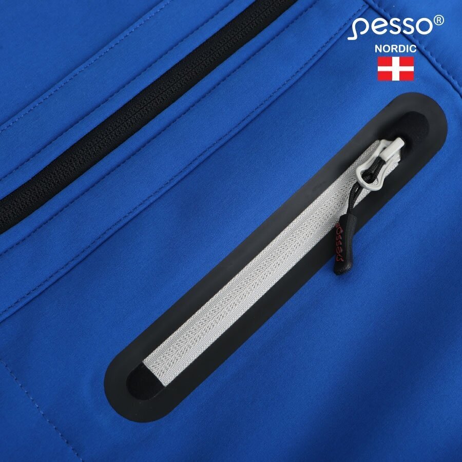 Striukė SoftShell Pesso Acropolis, mėlyna kaina ir informacija | Darbo rūbai | pigu.lt