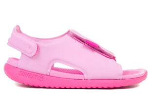 Basutės mergaitėms Nike Sunray Adjust 5 TD AJ9077-601, rožinės цена и информация | Детские сандали | pigu.lt