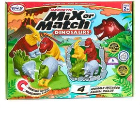 Magnetinis rinkinys Mix or Match Dinosaurs kaina ir informacija | Konstruktoriai ir kaladėlės | pigu.lt