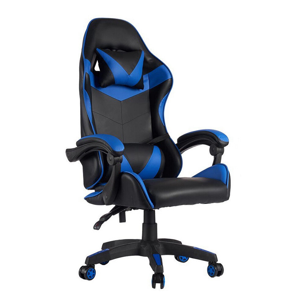 Žaidimų kėdė Gift Decor, juoda/mėlyna kaina ir informacija | Biuro kėdės | pigu.lt